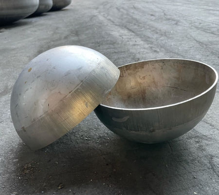 Kapal Tekanan Hemispherical Dish End Cast Iron Half Sphere Fire Pit
