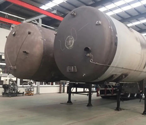 Karbon Baja Bulat Personalize Pressure Vessel ASME VIII Div. 1 Tekanan Flanged Threaded Welded Cap