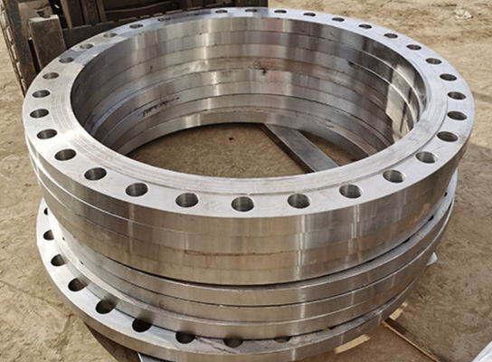 Baja tahan karat Flanged Dished Kepala Tapered Edge Dengan Bentuk Dished Flat