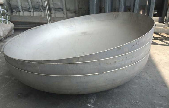 Semi-elliptik Cap kerucut dengan lapisan panas ditekan Diameter luar yang disesuaikan 6mm - 200mm