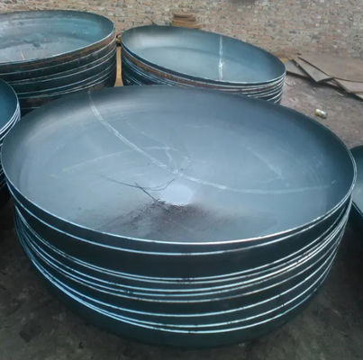 Kapal Tekanan Flanged Dished Kepala Dimensi Baja Alloy