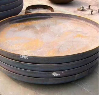 Torispherical Flanged Dished Kepala Beveled Edge Sampai 72 Inci Diameter