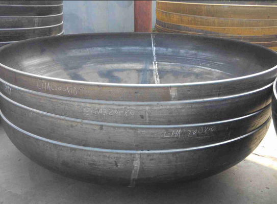 Kepala piring elips industri untuk kapal bertekanan ABS baja karbon