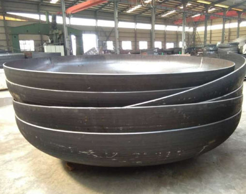 Baja Karbon Eliptik Kepala Piring Tinggi Kekuatan Industri ISO