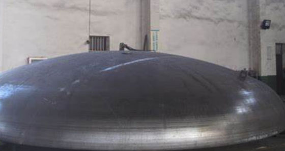 Kepala piring industri torisferik dilas Diameter 1000mm ISO