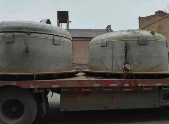 Tekanan Kapal Tangki Dished Ends Torispherical stainless steel Cold Pressing