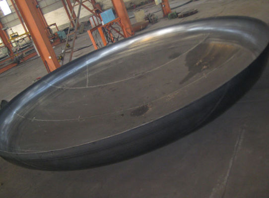Pemanasan baja kepala piring torisferik 600mm sampai 4000mm Diameter