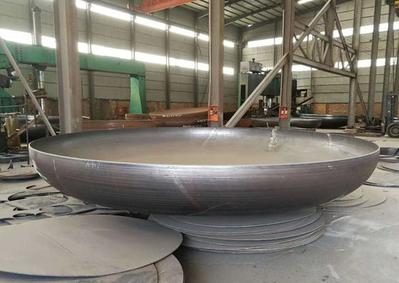 Industri Torispherical Dished Head Ends Pengelasan Kekuatan Tinggi