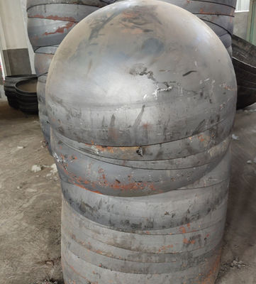 Tekanan tinggi Hemispherical Tank Kepala 6mm Pikirkan sampai 2 inci Ketebalan
