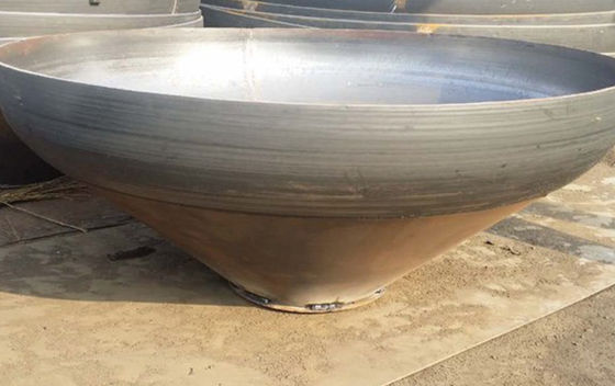 Kepala kerucut baja karbon 6mm - 200mm Diameter luar Kepala dasar datar