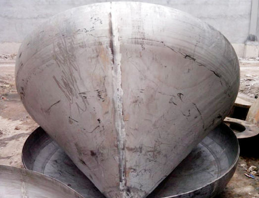 Boiler Tangki Kepala kerucut Diameter besar Kepala elips ISO9001