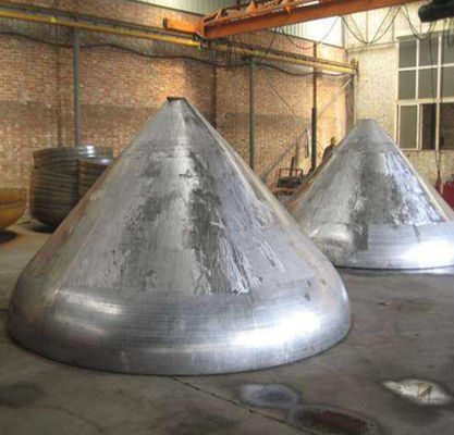 Pembuatan tepi bergelombang Kepala kerucut untuk pipa las Diameter luar 6mm 200mm