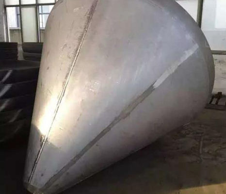 Boiler kerucut kepala piring baja karbon pipa tutup Diameter besar