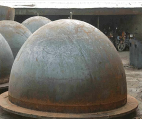 Kapal Tekanan Hemispherical Dish End Cast Iron Half Sphere Fire Pit