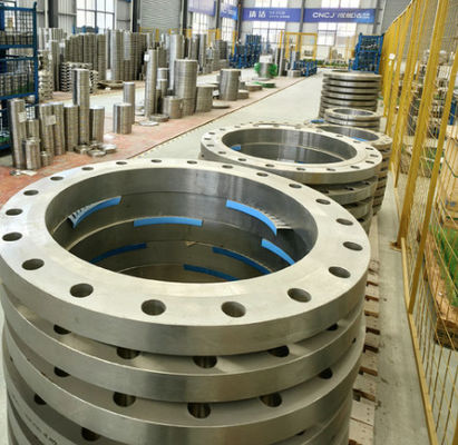 Kapal Tekanan Flanged Dished Kepala Dimensi Baja Alloy