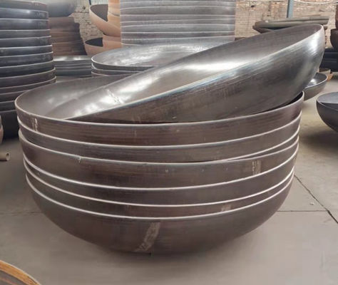 Q345R Baja Karbon Kepala Hemisferik Diameter 1000mm Kepala Elips