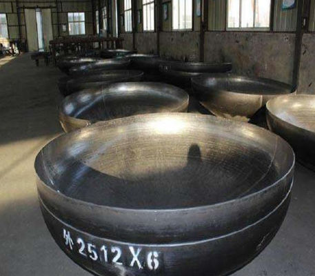 Panas dibentuk baja karbon Dished Ends Untuk Pressure Vessel Disesuaikan