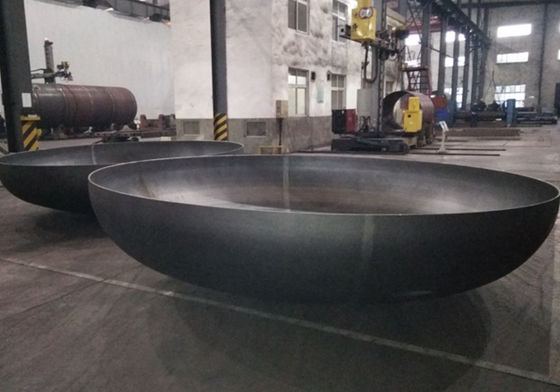 Q345R Baja Karbon Kepala Hemisferik Diameter 1000mm Kepala Elips