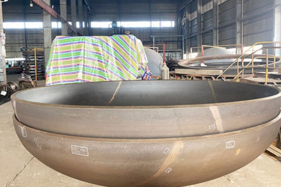 Q235 Kepala Tangki Baja Karbon Ketebalan 5mm Spesifikasi yang disesuaikan