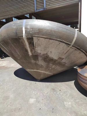 Customized baja ringan Dished Ends Menggunakan Hot Forming Overlay Clad Teknologi