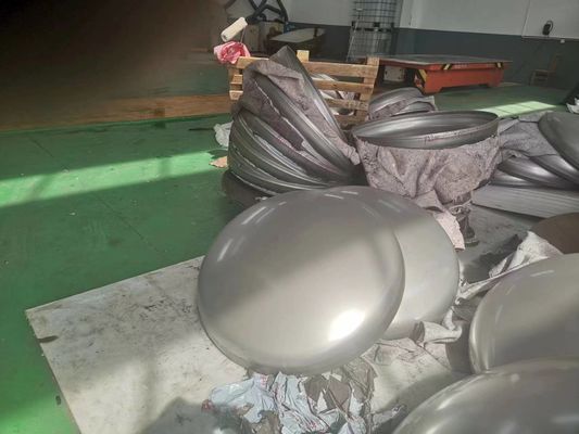 Kepala elips tahan korosi untuk suhu pengelasan -20 °C - 500 °C