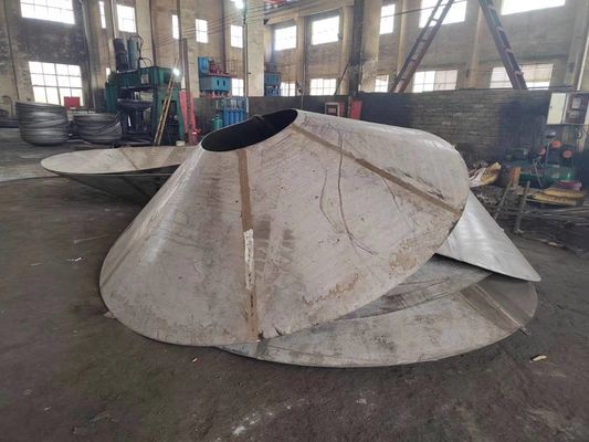 Kepala elips tahan korosi untuk suhu pengelasan -20 °C - 500 °C